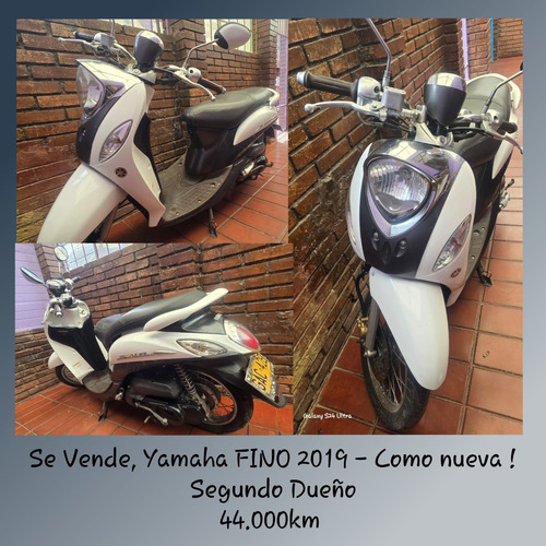 Yamaha Fino 2016 Con Solo 44.000 Kms Segundo Dueño, Sin Choq