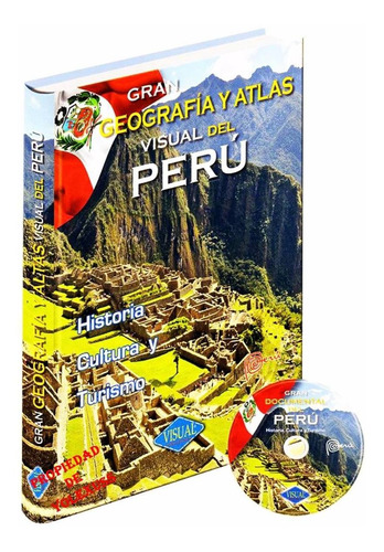 Imagen 1 de 6 de Geografía Y Atlas Visual Del Perú Incluye Nuevo