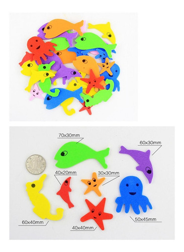 Suministros Para Manualidades 26 Piezas De Animales Marinos. | Meses sin intereses Suministros Para Manualidades 26 Piezas De Animales Marinos. | Meses sin intereses