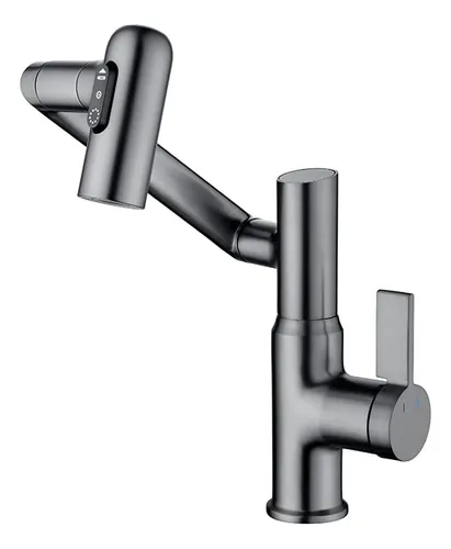 Grifo De Baño Lefton Bf2204-2 Con Pantalla De Temperatura