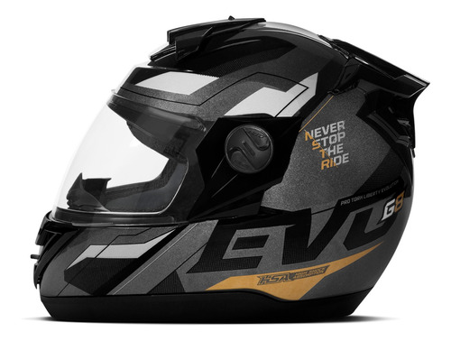 Capacete Moto Pro Tork Liberty Evolution G8 Evo Novas Cores Cor Preto Tamanho do capacete 58