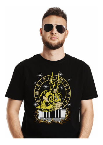 Polera Caballeros Del Zodiaco Capricornio Anime Impresión Di