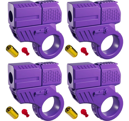 4 Pistolas Anillo Juguete Antiestrés Fidget Descompresión 3d