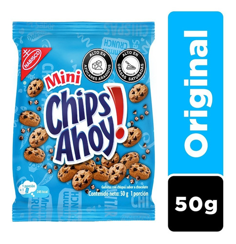 Galletas De Chocolate Chips Ahoy Minis Ristra X6uds.