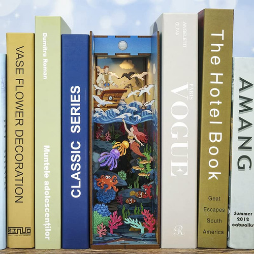 Kit De Nook De Libros Diy Manos Craft - Casa En Miniatura