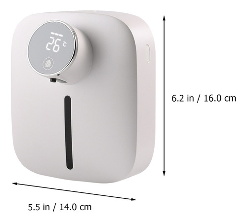 Dispensador De Jabón Espumoso De Pared Dispensador Automátic