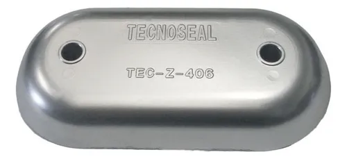Anodo Placa Mar Zinc 216x106x28 Mm - Tec/z/406