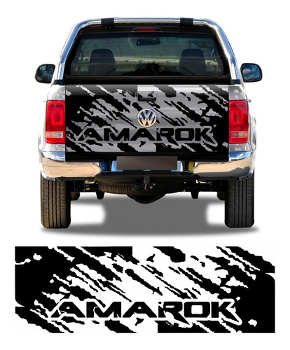 Adesivo Personalizado Volkswagen Amarok Faixa Tampa Traseira