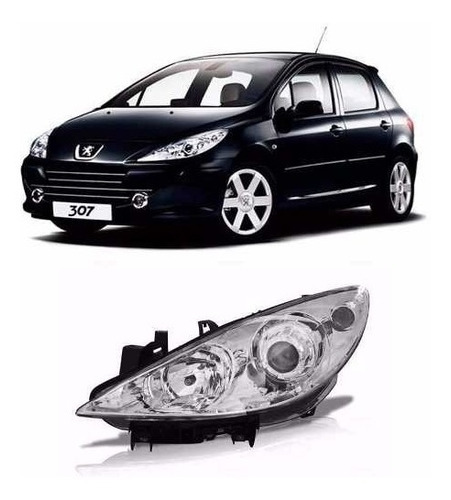 Optica  Peugeot 307 2006-2007-2008-2009-2010-2011-2012