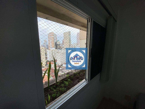 Imagem 18 de 30 de Flat Com 2 Dormitórios Para Alugar, 67 M² Por R$ 3.200,00/mês - Gonzaga - Santos/sp - Fl0073