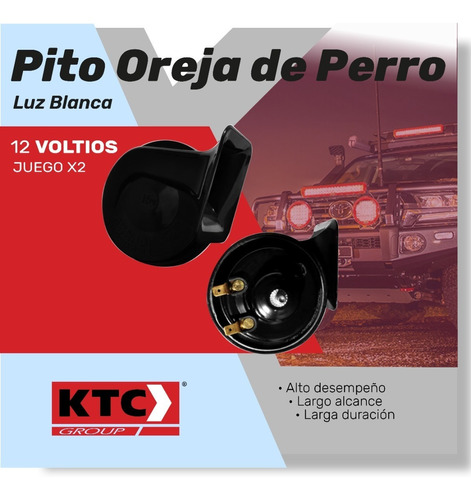Ktc - Pito Oreja De Perro Negra Juego X2 