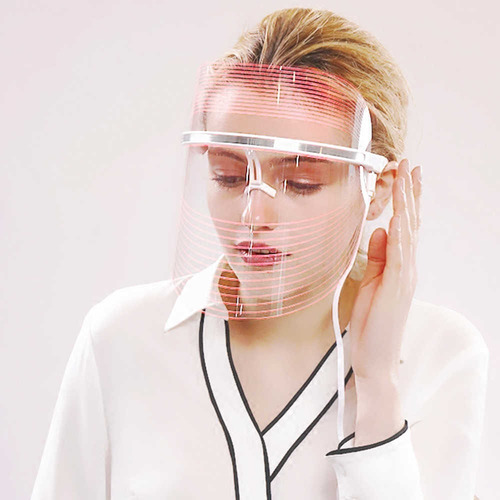 Imagen 9 de 12 de Mascara Led Usb Piel Rosacea Arrugas Acne