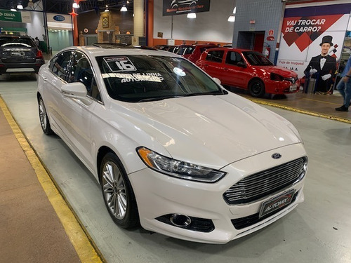 Imagem 2 de 14 de Ford Fusion Titanium Fwd Branco 2016