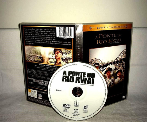 Dvd A Ponte Do Rio Kwai 1957-novo-original
