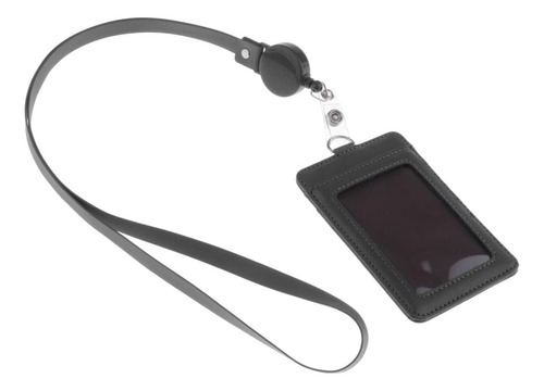 Funda De Tarjeta De Identificación Titular Con Negro 2