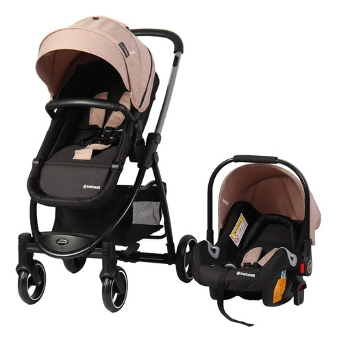 Coche Moisés Alfa Bebesit Con Baby Silla Varios Colores