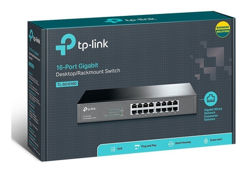 Switch Tp Link 16 Bocas Tl Sg1016d Gigabit 10/100/1000 Rack