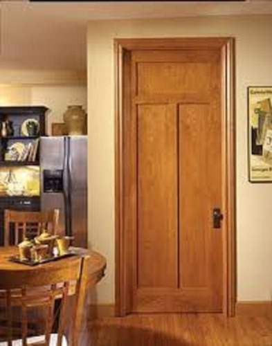 Imagen 2 de 9 de Puerta De Madera Maciza De 80cm X 2mts 2 Cuarterones