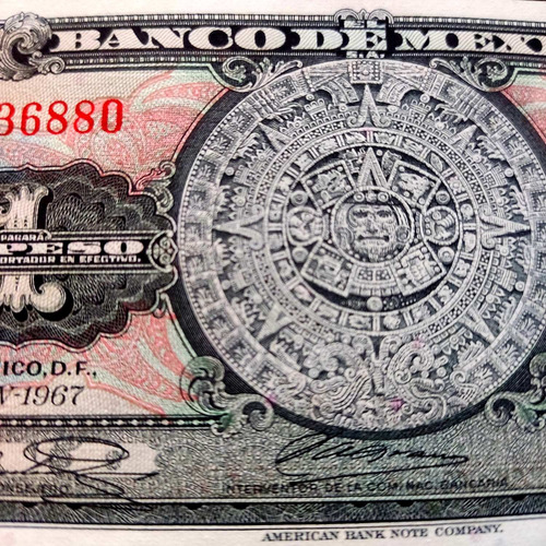 1 Billete De 1 Peso Nuevo Sin Circular De La 3a Emisión 
