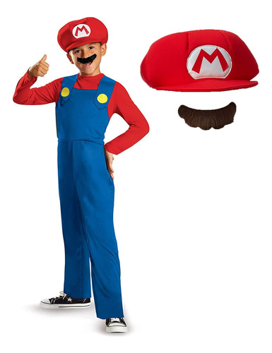 Disfraz De Mario De Super Mario Brothers De Nintendo, De Di.