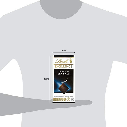 Lindt Excellence Flor De Sal Chocolate Amargo Genuino Cacao