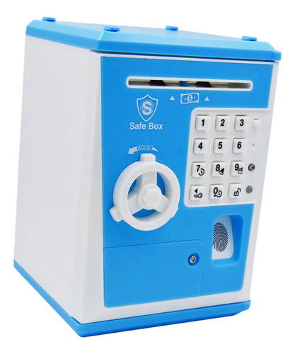 Hucha Electrónica, Hucha Electrónica Con Contraseña Azul