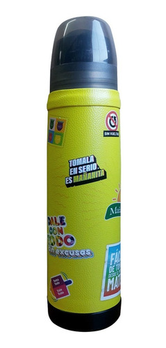 Imagen 4 de 4 de Termo Mañanita Forrado En Ecocuero Modelo Luminox