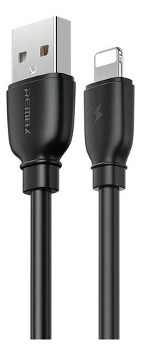 Cable De Carga Rápida Lightning 2.4a Remax Rc-138a Color Negro