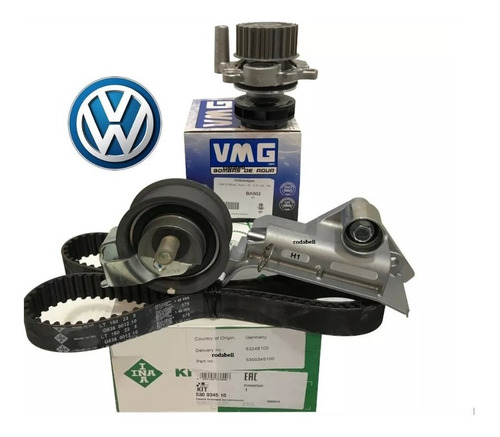  Kit Distribucion Ina + Bomba Agua Vmg Vw Bora - Audi A3 1.8