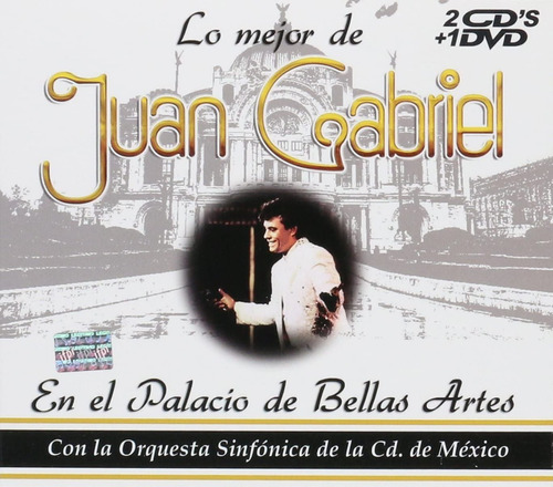 Juan Gabriel En El Palacio De Bellas Artes | 2 Cds +  Dvd