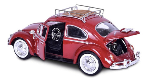 1966 Volkswagen Beetle Classic 1/24 Nuevo Motor Max Sin Caja