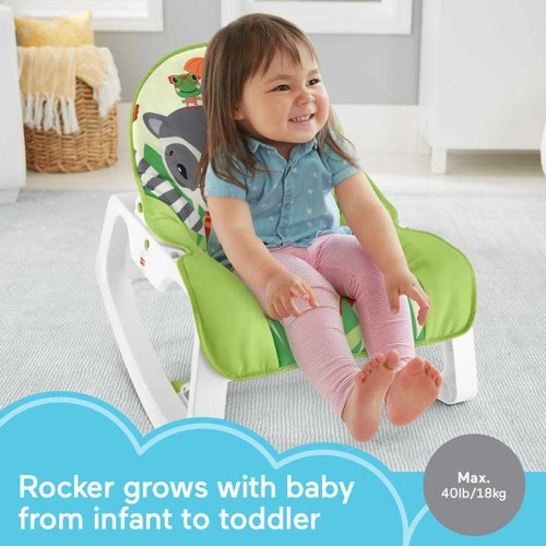 Imagen 2 de 5 de Silla Mecedora Crece Conmigo Gdp94 Fisher Price 18kg Max