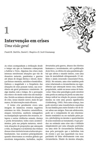 Estratégias Cognitivo-comportamentais De Intervenção Em Situações De Crise
