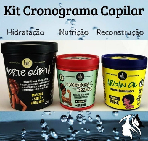 Imagem 2 de 2 de Lola - Cronograma Morte Súbita + Poderoso Cremão + Argan Oil
