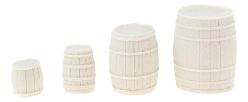 . 1:35 Resina De Comida Modelos De Barril De Pan Sin