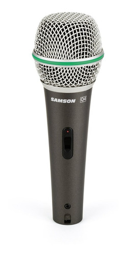 Microfono Samson Q-4 Vocal Cantantes + Pie De Mic + Pipeta