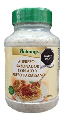 Aderezo Sazonador Ajo Y Queso Parmesano Johnny´s 510g