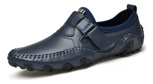 Zapatos Casuales, Mocasines De Cuero Para Hombre, Senderismo