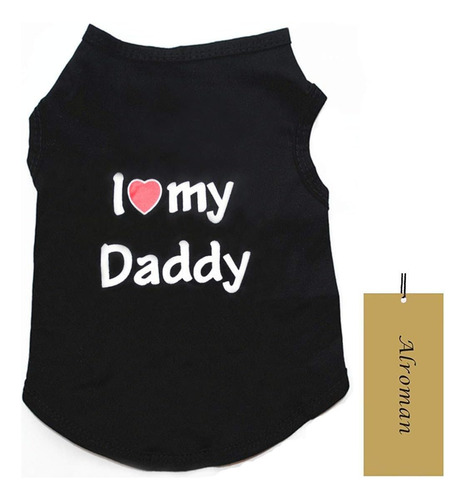 Camisetas De Perros Negros De Chaleco De Cachorro Alroman Pa