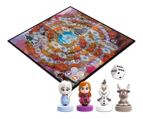 Jogo Corrida Mágica Tabuleiro Frozen 2 Disney Board Game