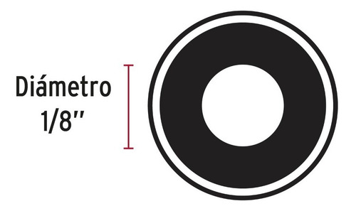Bolsa Con 1 Kg De Arandelas Planas De 1/8 De Acero Fiero