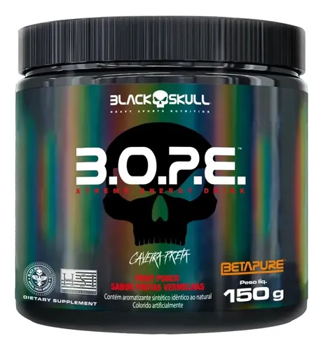Pré-Treino Black Skull B.O.P.E. 150g