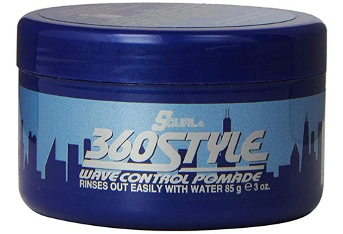 Lusters Scurl 360 Wave Control Pomade 3 Onza 88ml 2 Unidade.