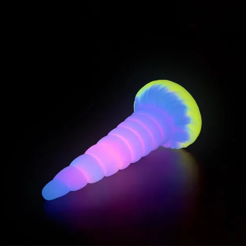 Consolador Pene Dildo Tentaculo Unicornio Alien Fluorescente
