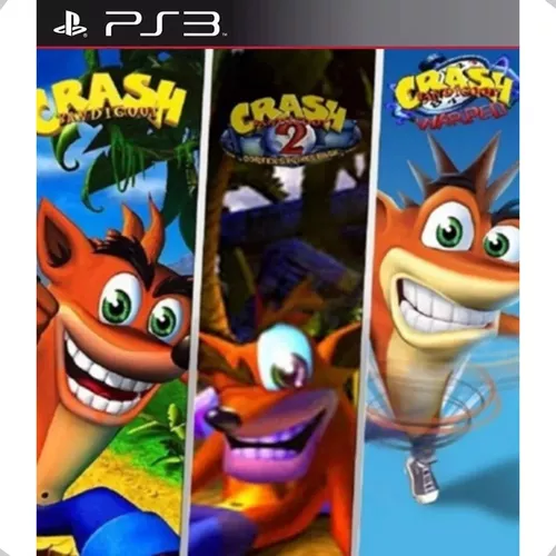 Crash Bandicoot Ps2 Coleção (6 Jogos 4 Dvds) Patch - Nitro