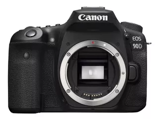 Canon EOS 90D DSLR color negro