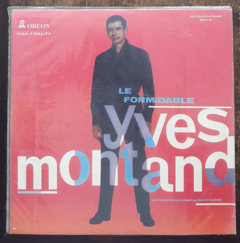 Lp Vinil (vg+) Yves Montand France's Formidable Yves Montand