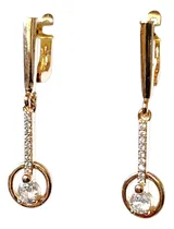 Comprar Aros Enjoyas Jewels Graduación Plata Oro Cuarzo Blanco