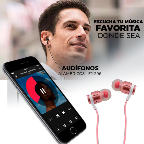 Audifonos Celular Manos Libres Alambricos In Ear Microfono