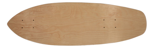 Tabla De Skate Land Surf De 7 Capas, Madera De Arce Natural,